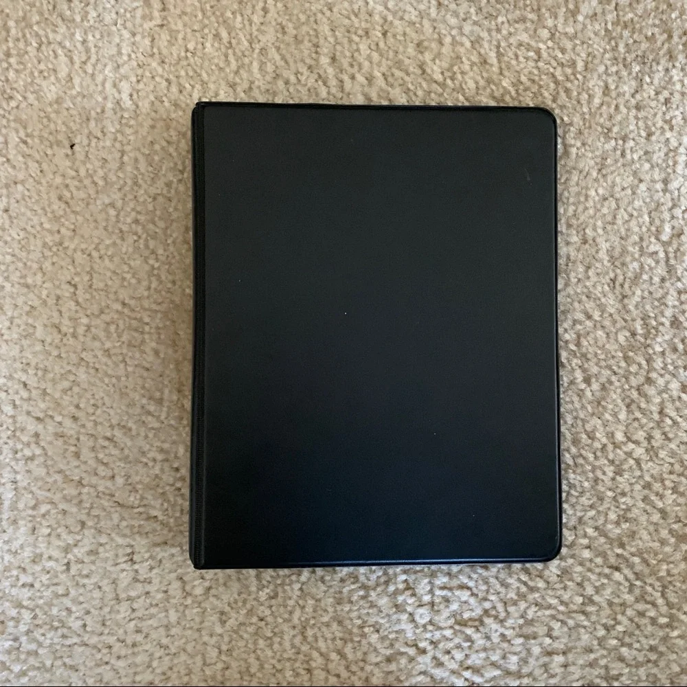 4/$15 One Black binder